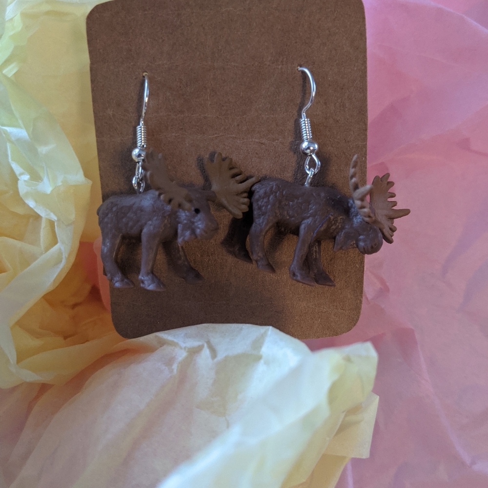 Moose earrings